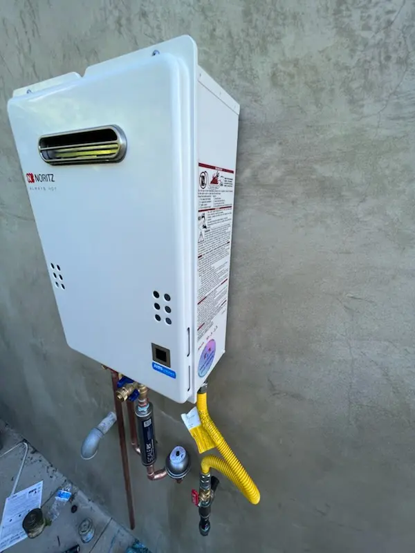 Tankless water heater installation for Holly Springs homes